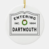 Dartmouth MA-keramisch Ornament invoeren (Voorkant)