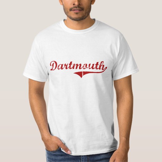 Dartmouth Massachusetts Classic Design T-shirt (Voorkant)