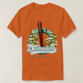 Dartmouth new hampshire ski t-shirt (Design voorkant)