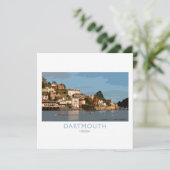 Dartmouth Railway Poster Feestdagenkaart (Staand voorkant)