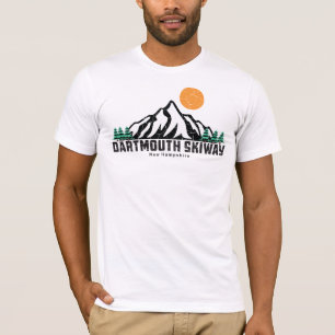 Dartmouth Skiway Sunset Retro T-shirt