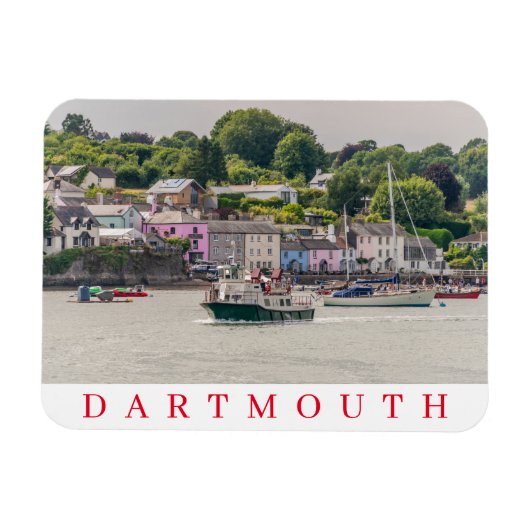 Dartmouth uitzicht koelkast magneet (Horizontaal)