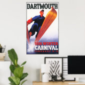 Dartmouth Winter Carnaval Reproduction Poster (Thuiskantoor)