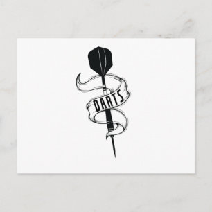 Dartpfeil Briefkaart