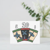 Darts 180 briefkaart (Staand voorkant)