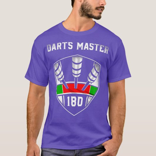 Darts 180 Embleem of Ton 80 Darts Master Darts T-shirt (Voorkant)
