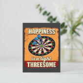 Darts 180 Geweldig geluk Pub Sport Lover Briefkaart (Staand voorkant)