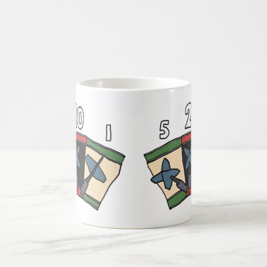 Darts 180 koffiemok (Center)