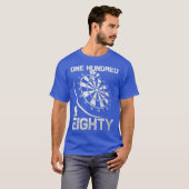 Darts 180 Triple 20 Dartboard 1000 T-shirt (Voorkant volledig)