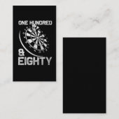 Darts 180 Triple 20 Dartboard 1080 Visitekaartje (Voorkant / Achterkant)