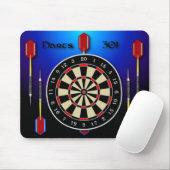 Darts 301 blauw muismat (Met muis)