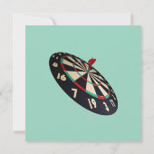 Darts: 50 is nu de nieuwe 40, platte verjaardag Ka Kaart (Achterkant)