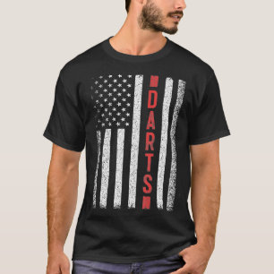 Darts Amerikaanse vlag 4 juli T-shirt