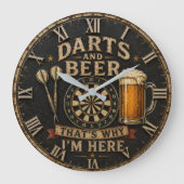Darts and Beer Grote Klok (Voorkant)