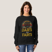Darts and Farts League Player  Quote Graphic Trui (Voorkant volledig)
