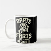 Darts And Farts That's What I'm Good At Funny Dart Koffiemok (Links)
