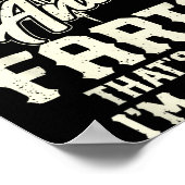 Darts And Farts That's What I'm Good At Funny Dart Poster (Hoek)