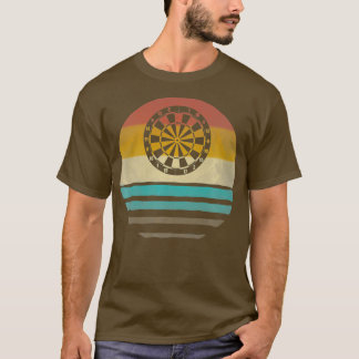 Darts Arrows Retro Sunset Old School T-shirt