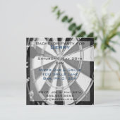 Darts Bachelor Party Invitation Kaarten (Staand voorkant)