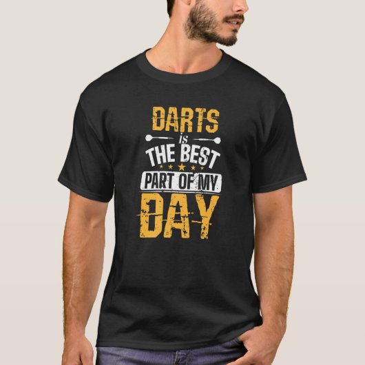 Darts Beste feest van mijn dag T-shirt (Voorkant)