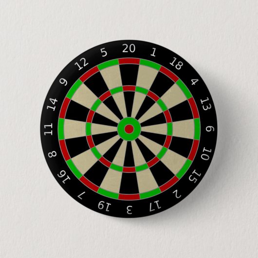 Darts Board Lapel Pin Button Badge (Voorkant)