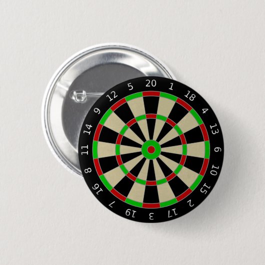 Darts Board Lapel Pin Button Badge (Voorkant /achterkant)