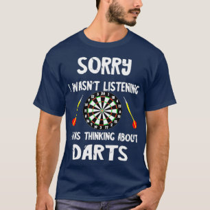 Darts Bullseye Dart Player Board Dartboard Pijl T-shirt