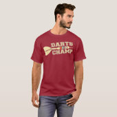 Darts Champ Retro Darts TS shirt (Voorkant volledig)