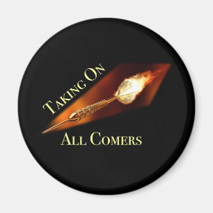 Darts Champion neemt alle komers over Magneet