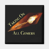 Darts Champion neemt alle komers over Magneet (Voorkant)