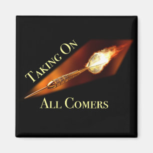 Darts Champion neemt alle komers over Magneet