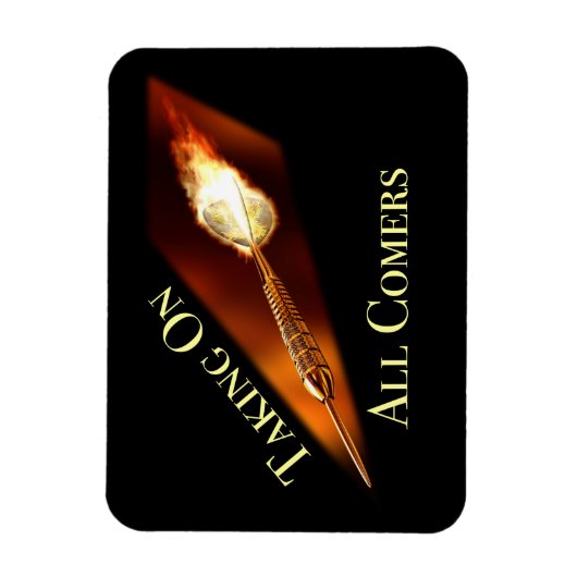 Darts Champion neemt alle komers over Magneet (Verticaal)