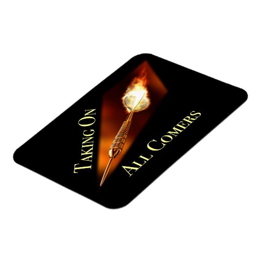 Darts Champion neemt alle komers over Magneet (Linkerzijde)