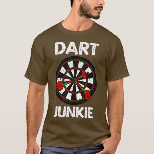 Darts Dart-gooien Dartboard Bullseye Doel T-shirt (Voorkant)