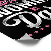 Darts Dart onderschat een vrouw in de kunstkunst n Poster (Hoek)