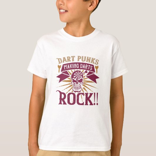 Darts - Dart Punks maakt Darts Rock! T-shirt (Voorkant)