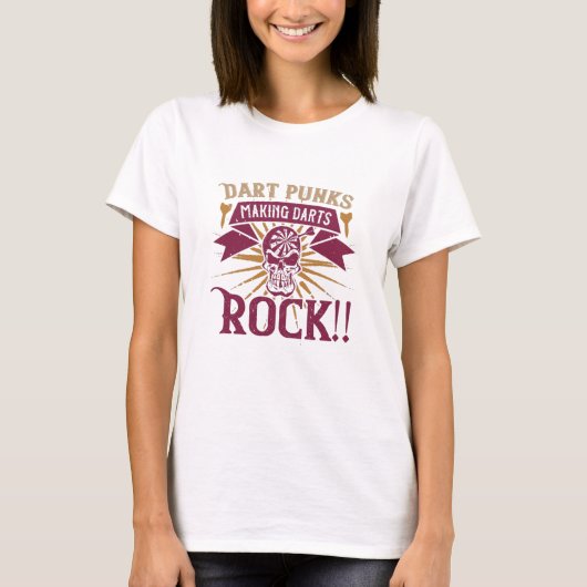 Darts - Dart Punks maakt Darts Rock! T-shirt (Voorkant)