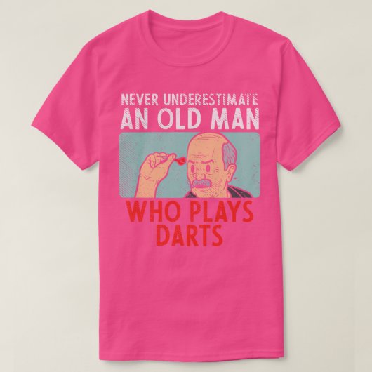 Darts Dart Speler Gezegden 2 T-shirt (Design voorkant)