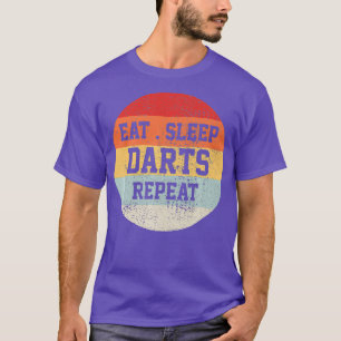 Darts Dart Speler Retro  Grappig Cadeau T-shirt