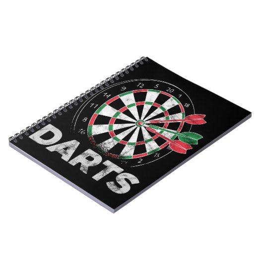 Darts Dartboard Bullseye Dart Player Notitieboek (Linkerzijde)