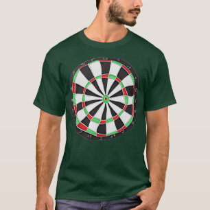 Darts Dartboard Design getekende grappige Gift Dar T-shirt