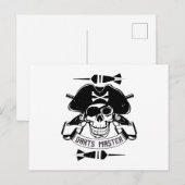 Darts - Darts Master Skull Briefkaart (Voorkant / Achterkant)