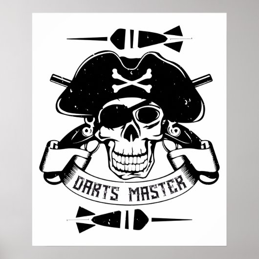 Darts - Darts Master Skull Poster (Voorkant)
