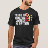 Darts Darts Player Funny Darts Gezegde T-shirt (Voorkant)
