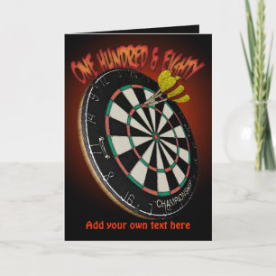 Darts Design Greetings and Notecards Kaart