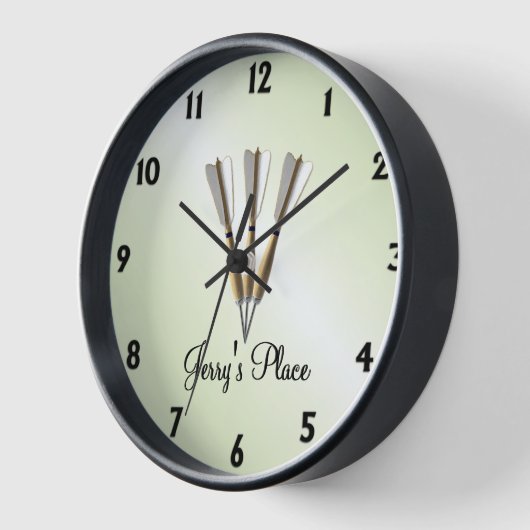 Darts Design Persoonlijke Zwarte Nummers (Hoek)