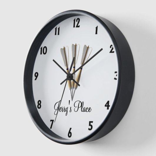 Darts Design zwarte cijfers (Hoek)