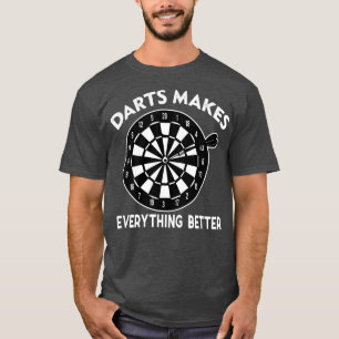 Darts Drink grappige Hobbies citeert kunstspeler T-shirt