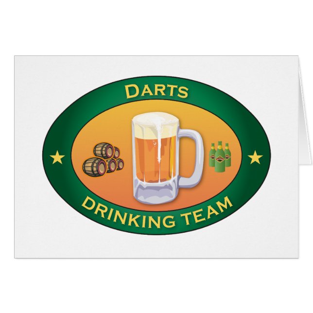 Darts Drink team (Voorkant Horizontaal)