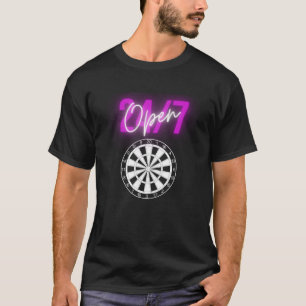 Darts elke middag Dart Quote Meme 8 T-shirt